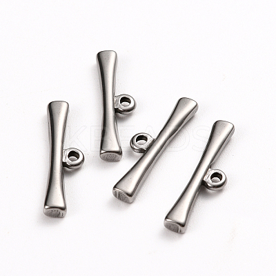 Tarnish Resistant 304 Stainless Steel Toggle Clasps Parts LS-STAS-D142-06C-P-1