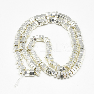Electroplate Non-magnetic Synthetic Hematite Beads Strands G-Q465-32S-1