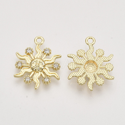 Alloy Pendants ALRI-N035-08-1