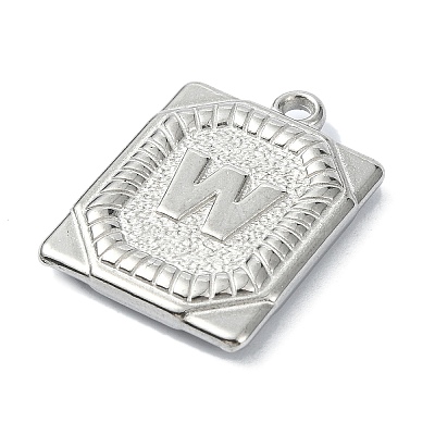 Anti-Tarnish 304 Stainless Steel Pendants STAS-U033-01P-W-1