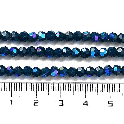 Opaque Glass Beads Strands EGLA-A035-P4mm-L19-1