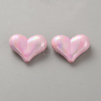 10Pcs Opaque Acrylic Beads LS-SACR-WH0008-020C-1