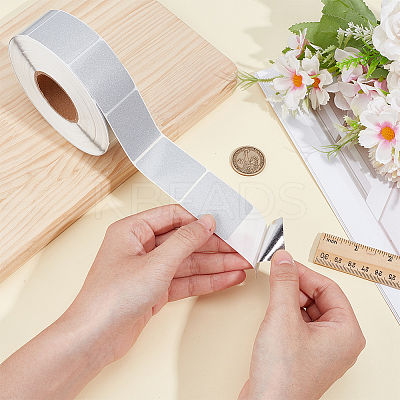 800Pcs Rectangle Paper Thermal Printable Label Stickers AJEW-WH0777-003A-1