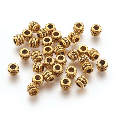 Tibetan Style Alloy Spacer Beads GLF0447Y-1