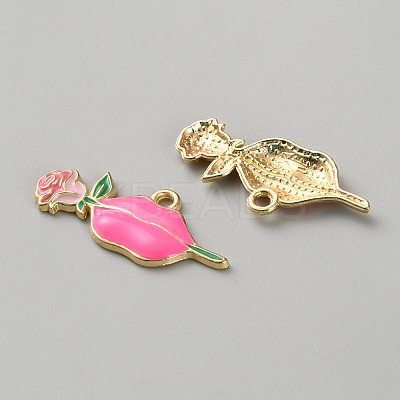 10Pcs Alloy Enamel Pendants ENAM-CJC0010-113D-01-1