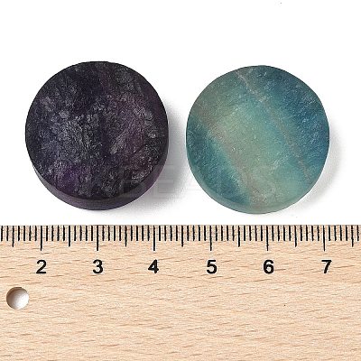 Natural Fluorite Cabochons G-K338-39E-04-1