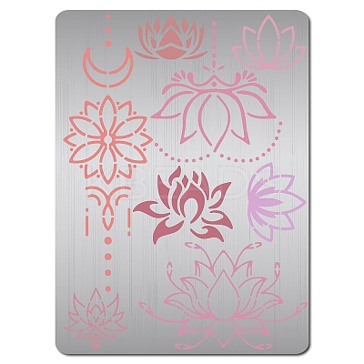 Stainless Steel Metal Cutting Dies Stencils DIY-WH0289-104-1