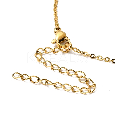 Colorful Cubic Zirconia Constellation Pendant Necklace NJEW-H166-01J-1