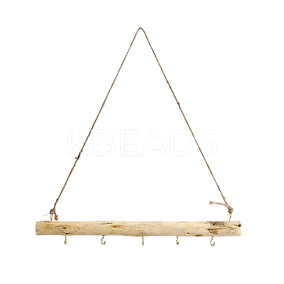 1Pc Wood Branch Hook Branch Hanger Rack AJEW-SP0002-32-1