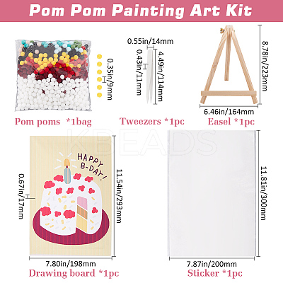 DIY Soft Balls Painting Kit for Children DIY-GF0010-13A-1