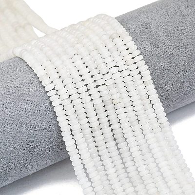 Natural White Jade Beads Strands G-P575-A13-4x2mm-1