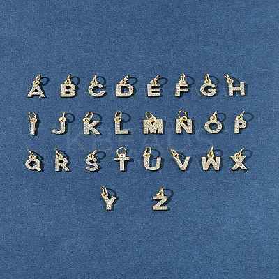 26Pcs 26 Styles Alloy Rhinestone Pendants FIND-FS0003-60-1