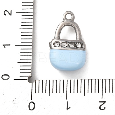 304 Stainless Steel Pendants STAS-K329-10P-1