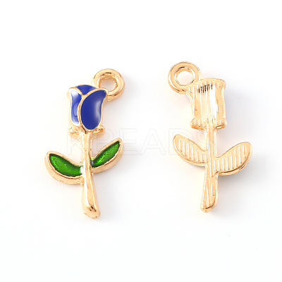 Alloy Enamel Pendants ENAM-S121-048C-1