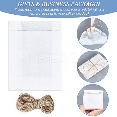 50Pcs Rectangle Paper Baking Bags CARB-SP0001-05C-01-1