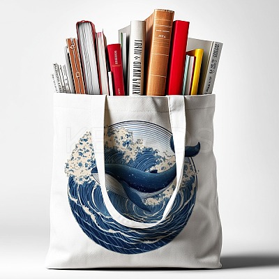 Canvas Women's Tote Bags ABAG-WH0056-002-1