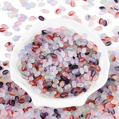 Frosted Glass Seed Beads SEED-N008-05-1