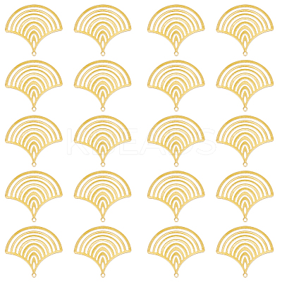20Pcs Brass Pendants KK-DC0002-24-1