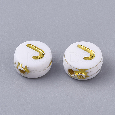 Plating Acrylic Beads PACR-R242-01J-1