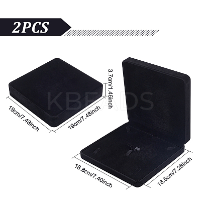 Velvet Pendants Boxes VBOX-WH0011-08B-1