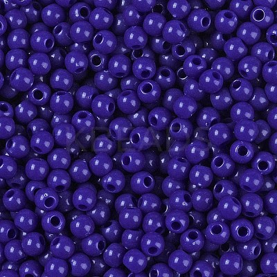 Opaque Acrylic Beads SACR-A007-01A-05-1