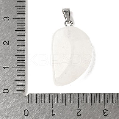 Natural Quartz Crystal Carved Pendants G-P599-04P-11-1
