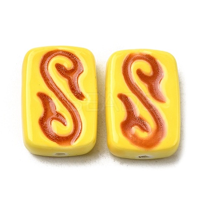 Handmade Porcelain Beads PORC-K010-02-1