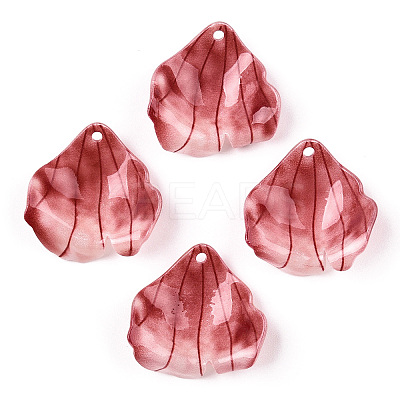 Opaque Acrylic Pendants SACR-D007-01B-03-1