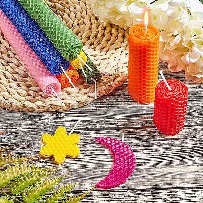 Beeswax Honeycomb Sheets LS-DIY-WH0162-55B-05-1
