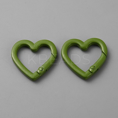 Zinc Alloy Spring Gate Rings AJEW-WH0471-106M-1