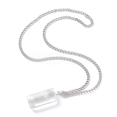 Dandelion Seed Wish Necklace for Teen Girl Women Gift LS-NJEW-Z014-01P-1