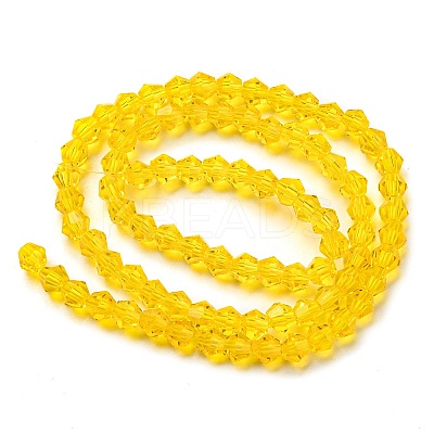 Transparent Glass Beads Strands GLAA-F029-4mm-22-1