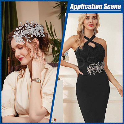 1Bag Zinc Alloy & Resin Rhinestone Hair Bobby Pins Sets AJEW-FG0005-23-1
