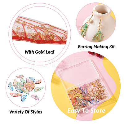 DIY Butterfly Wing Earrings Making Kit DIY-TA0003-73-1
