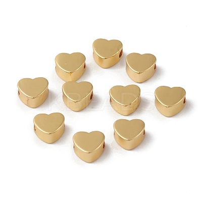 Rack Plating Brass Beads KK-G452-42G-1