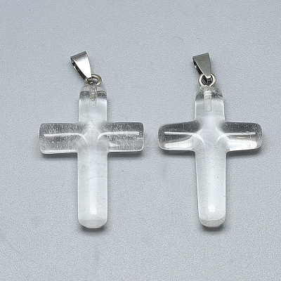 Watermelon Stone Glass Pendants G-T122-18L-1