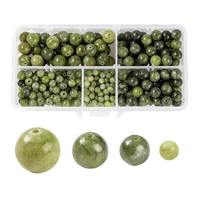 340Pcs 4 Sizes Natural Gemstone Beads G-LS0001-12-1