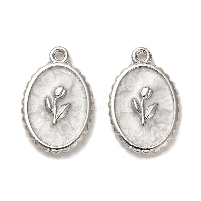 Alloy Enamel Pendants ENAM-R145-05P-1