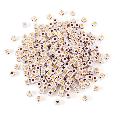 Opaque Acrylic Beads MACR-TAG0001-07M-1