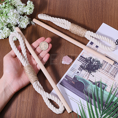 Cotton Linen Curtain Tiebacks AJEW-WH0248-656-1
