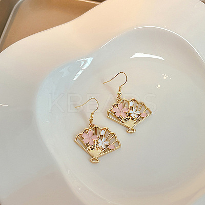Alloy Enamel Dangle Earrings FS-WG5BF49-01-1