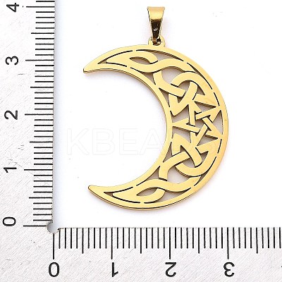 304 Stainless Steel Pendants LS-STAS-R134-03G-1