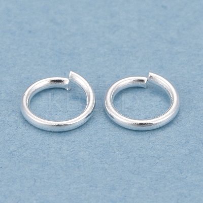 Rack Plating Brass Open Jump Rings KK-O139-18G-S-1