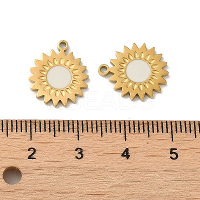 Ion Plating(IP) 316L Surgical Stainless Steel Pendants STAS-D035-02E-G-1
