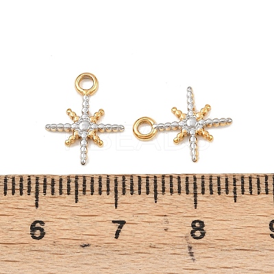 Ion Plating(IP) 304 Stainless Steel Charms STAS-F293-42GP-1
