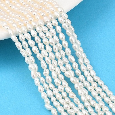Natural Cultured Freshwater Pearl Beads Strands PEAR-F020-17-1