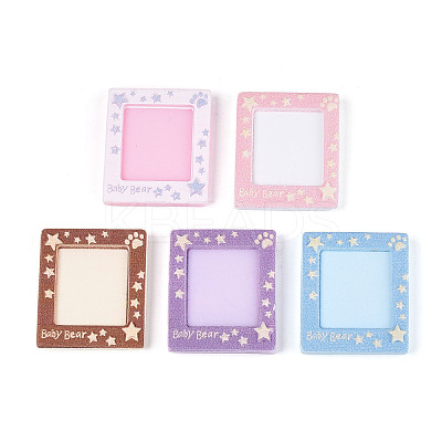 Opaque Resin Cabochons CRES-T025-11M-1