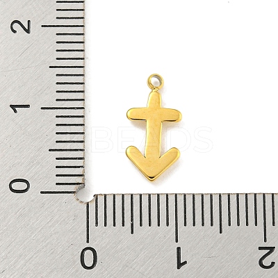 Real 18K Gold Plated PVD Vacuum Plating 304 Stainless Steel Pendants STAS-L278-002G-09-1