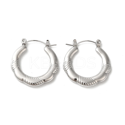 Non-Tarnish 304 Stainless Hoop Earrings for Women EJEW-Z026-38P-1