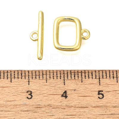 Brass Toggle Clasps KK-B121-05G-1